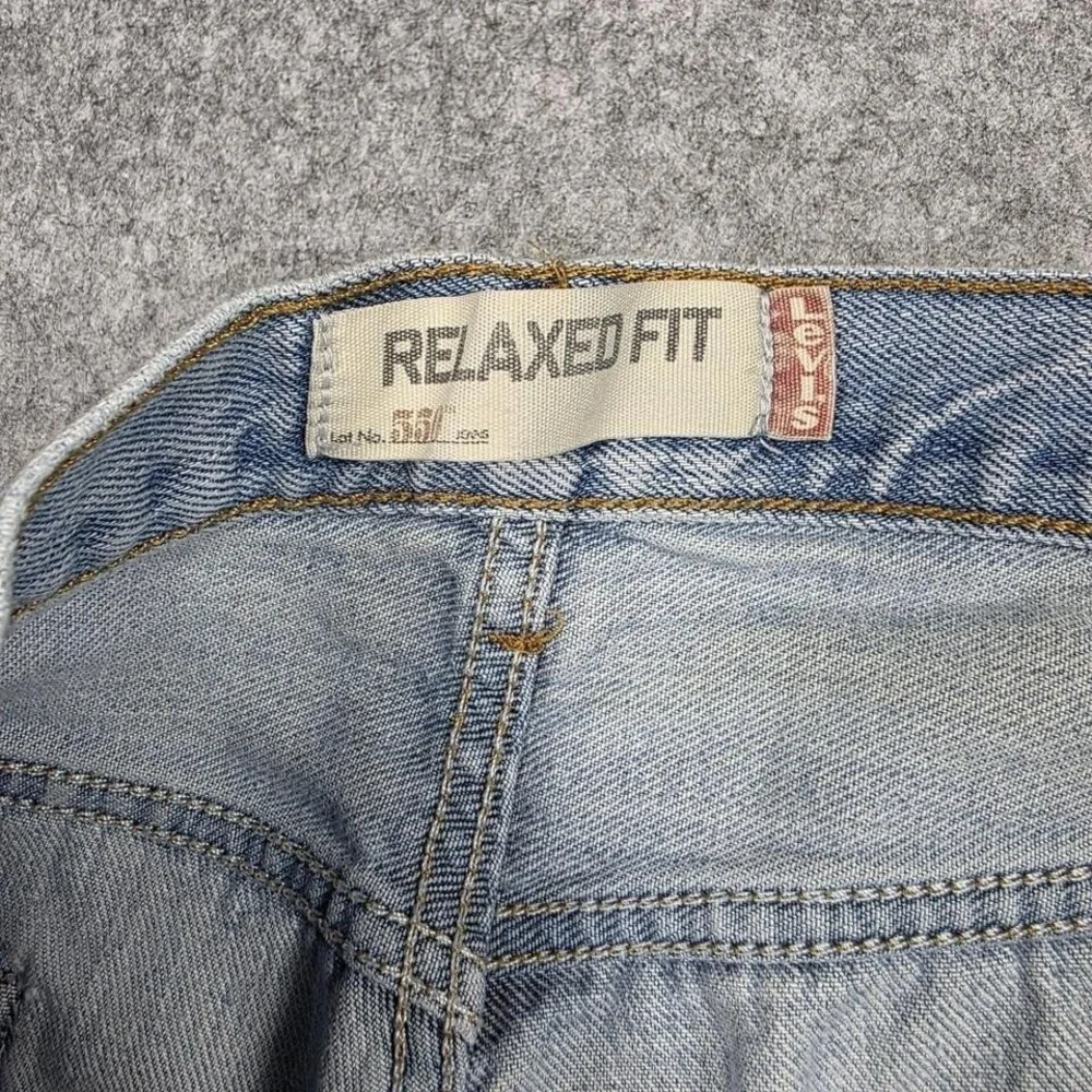 Levi's Jeans Mens 36x29‎ Blue Relaxed Fit Light Wash
